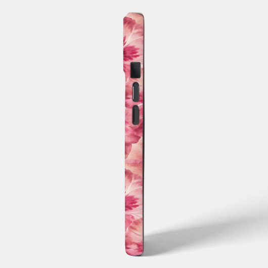 Pink Floral Coquette Case-Mate iPhone Case (Achterkant / Links)
