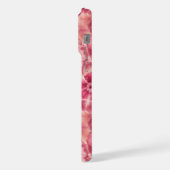 Pink Floral Coquette iPhone Hoesje (Linkerkant)