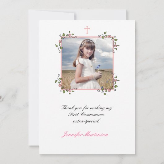 Pink Floral Corners, communityfoto bedankt (Voorkant)