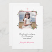 Pink Floral Corners, communityfoto bedankt (Voorkant / Achterkant)