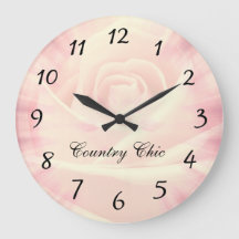 Pink floral Country chic design