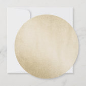 Pink Floral Country Gold 30e verjaardag Kaart (Achterkant)