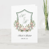 Pink Floral Crest Programma (Voorkant)