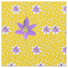 Pink Floral Daisy Fabric Stof