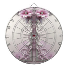 Pink Floral Dartboard Dartbord