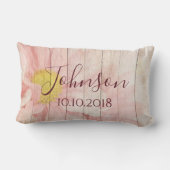 Pink Floral de heer en mevrouw Kussen (Achterkant)