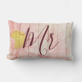 Pink Floral de heer en mevrouw Kussen