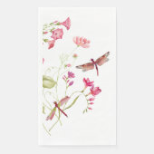 Pink Floral Dragonfly Servet (Voorkant)