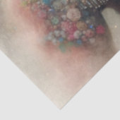 Pink Floral Fantasy Horse Decoupage Tissuepapier (Detail)