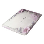 Pink Floral Frame Bath Mat (Gekanteld)