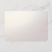 Pink Floral Frame Detail Informatiekaartje (Achterkant)