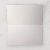 Pink Floral Frame Place Card Plaatskaartje (Binnenkant ongevouwen)