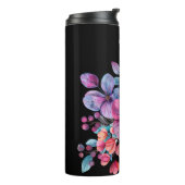 Pink Floral Garden Thermosbeker (Gedraaid links)
