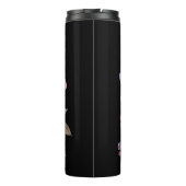 Pink Floral Garden Thermosbeker (Achterkant)