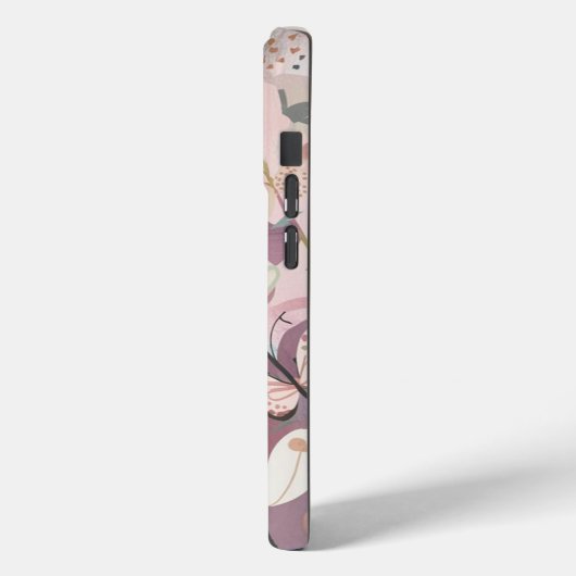 Pink Floral Girly Case-Mate iPhone Case (Achterkant / Links)