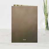 Pink Floral Gold Clock Belated Birthday Card Kaart (Achterkant)