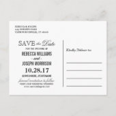 Pink Floral Gold Royal Navy Blue - Save the Date Aankondigingskaart (Achterkant)