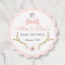 Pink Floral Goose Baby shower