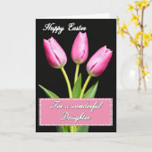 Pink Floral Greeting Card Kaart (Gele Bloem)