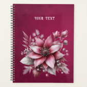 Pink Floral Holiday Planner (Voorkant)