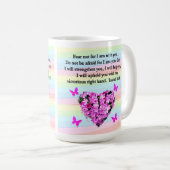  PINK FLORAL ISAIAH 41:10 ONTWERP KOFFIEMOK (Voorkant rechts)