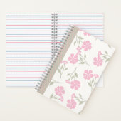 Pink Floral Journal – Pretty Flower Notebook Notitieboek (Binnen)