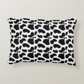 Pink Floral Koe Koe Print Neursery Accent Kussen (Achterkant)