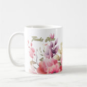 PInk Floral Koffiemok (Links)