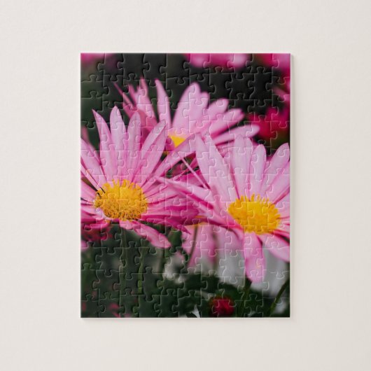 pink floral legpuzzel (Verticaal)