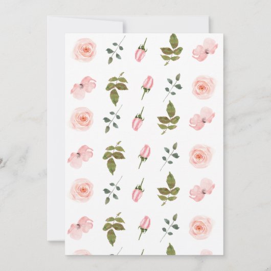 Pink Floral Little Miss Onederful 1e verjaardag Kaart (Achterkant)