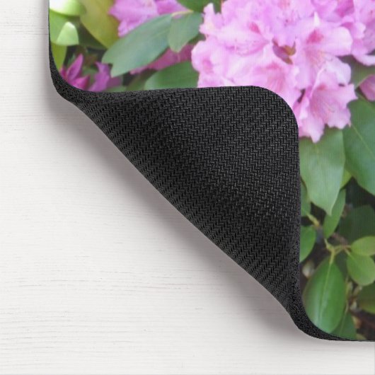 Pink Floral Mousepad Muismat (Hoek)