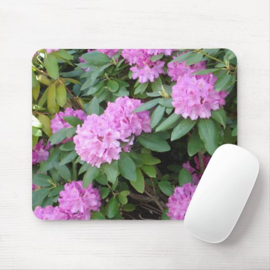 Pink Floral Mousepad Muismat (Met muis)