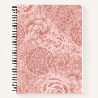 Pink Floral Notitieboek