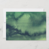 Pink Floral ONE | 1e uitnodiging voor verjaardagsf (Achterkant)