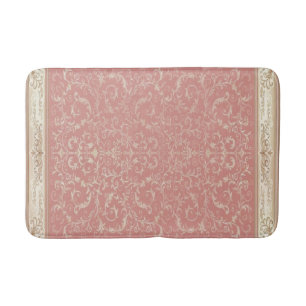 Pink Floral Oriental Pattern Badmat