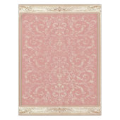Pink Floral Oriental Pattern Tafelkleed (Voorkant)