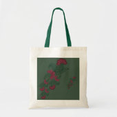 pink Floral Ornament Case Tote Bag (Voorkant)