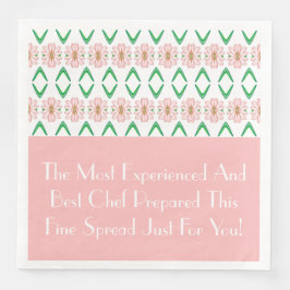 Pink Floral Pattern gecomprimeerd Servet