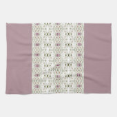 Pink Floral Patterned Theedoek (Horizontaal)