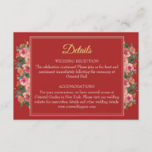 Pink floral peony modern chinese trouwgegevens