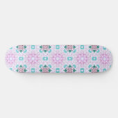PINK FLORAL PERSOONLIJK SKATEBOARD (Horizontaal)