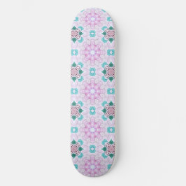 PINK FLORAL PERSOONLIJK SKATEBOARD