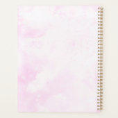 Pink Floral Phone Booth Planner (Achterkant)