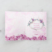 Pink Floral Phone Booth | Vriendschap Kaart (Binnen)