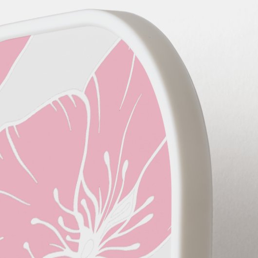 Pink Floral Pickleball Paddle (Links Detail)