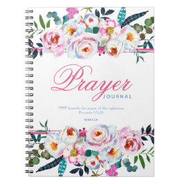  Pink Floral Prayer Journal Notitieboek