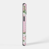 Pink Floral Quilt Phone Case iPhone 15 Case (Rechterkant)