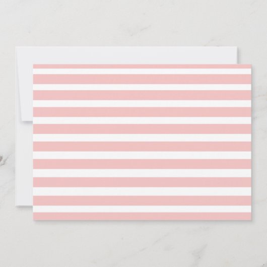 Pink Floral Quinceanera Birthday Foto uitnodiging (Achterkant)