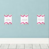 Pink Floral Ramadan Wall Art – Dua Set  (Houten vloer)