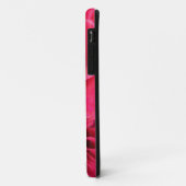 PINK FLORAL ROOS IPHONE 5 HOESJE (Achterkant/links)